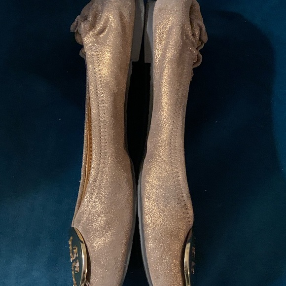 Bronze metallic Tory Burch flats size 7 - Picture 5 of 6